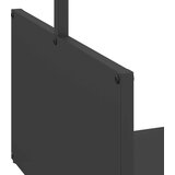  Stalak za drva crni 40x40x40 cm hladno valjani čelik | shoptok.hr