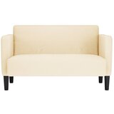  Dvosjed kauč kremasto 109 cm samt tkanina | Eponuda.com