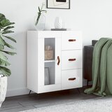 vidaXL Komoda sjajna bijela 69 5x34x90 cm od konstruiranog drva Cijene