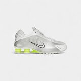 Nike Nizke superge Shox R4 White Metallic Silver Volt (Women's) Siva | Shoptok.si