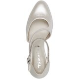 Tamaris Čevlji s peto biserno bela | Shoptok.si