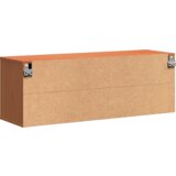  Omarica na steni Voščeno rjava 100 x 30 x 35 cm Trdna borovina | Shoptok.si