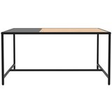 Unique Furniture Črna/naravna mizica 60x100 cm Altino – Cene