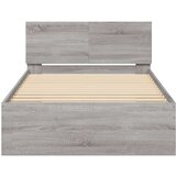 vidaXL Okvir za krevet s uzglavljem boja hrasta 100x200 cm drveni | shoptok.hr