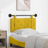  Držeće uzglavlje Zidne Žuta 90 x 55 x 5 cm Baršun - Žuta 80 cm bez LED | shoptok.hr