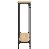  Konzolni stol boja hrasta 100 x 22,5 x 75 cm konstruirano drvo | shoptok.hr