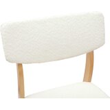  Trpezarijske stolice 2 kom. Čvrsto drvo od gume Prirodna Smeđa 48 x 49 x 95 cm | shoptok.hr