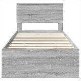  Okvir za krevet Siva Sonoma 80 x 200 cm Konstruirano drvo - Sivi hrast sonoma 75 x 190 cm | shoptok.hr