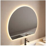 VISO kopalniško ogledalo z LED osvetlitvijo Eclis 110 Round Plus 62539, 110×90 cm Cene