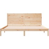  Daljši posteljni okvir brez vzmetnice 200x220 cm trden les, (22053867) | Shoptok.si