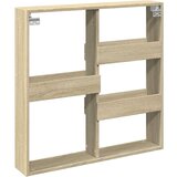 vidaXL Zidni ormarić boja hrasta sonome 80x15x80 cm konstruirano drvo | shoptok.hr