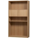 vtwonen Modularna knjižna polica v hrastovem dekorju v naravni barvi 264x243 cm Modulair – | Shoptok.si