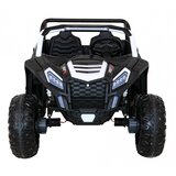 Buggy Otroški ATV štirikolesnik Buggy na akumulator 4x4 - dvosed - bel | Shoptok.si
