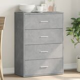  Komoda siva boja betona 60x31x84 cm od konstruiranog drva | Shoptok.si