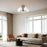 Opviq pablo 5 li eskitme beyaz Camlı avize whitegold chandelier | ePonuda.com