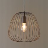 Luster na sajli OVELLA 1xE27/15W/230V, prečnik 36 cm, siva | Eponuda.com
