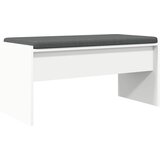  Klupa za hodnik s jastukom Bijelo 80 x 38 x 46 cm | shoptok.hr