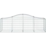  Lučne gabionske košare 30 kom 200x50x60/80 cm pocinčano željezo | shoptok.hr
