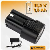  Set baterija od 40 nm. led odvijač 16.8v 2x1.5ah kofer akcija | shoptok.hr
