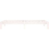 Posteljni okvir bel iz trdne borovine 90x200 cm, (20601703) | Shoptok.si