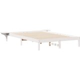  Krevetna konstrukcija s bočnim stolovima Bijelo 160 x 210 cm | shoptok.hr