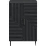  Ormar za cipele HAARLEM 59 5 x 39 5 x 89 5 cm Konstruirano drvo - Crna | shoptok.hr