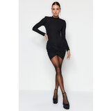 Trendyol Black Fitted Evening Dress with Shimmering Cijene