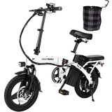 Honey Whale električno kolo S6-S 350 w motor 48 v 10,4 ah baterija disk zavore dosega 35 km - bela, (21289395) Cene