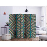 Artgeist PARAVAN 225/172/3 cm temno rumena, metino zelena Slike
