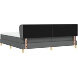  Krevet s opruga kutije Tamno siva 200 x 200 cm tkanina | shoptok.hr