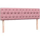  Box spring postelja z vzmetnico roza 160x210 cm žamet, (21792278) | Shoptok.si