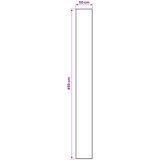  Traka za tepih LESAKA Crno i bijelo 50 x 450 cm | shoptok.hr