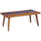 Stolić za kavu od tikovine i smole 100 x 50 x 40 cm | Shoptok.si