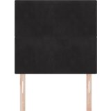  LED Uzglavlje Crno 90 cm Baršun | shoptok.hr