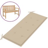 vidaXL Blazina za vrtno klop bež 120x50x3 cm Cene