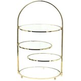 Schafer Schäfer 4-tier glass stand zlatna 45 cm Biwa | shoptok.hr