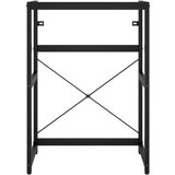  Za kupaonski umivaonik crni 59 x 38 x 83 cm željezni | shoptok.hr