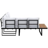 Bessagi Garden Lounge Garnitura Elia, Siva, 4-Delno | Shoptok.si