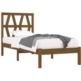  Posteljni okvir medeno rjav iz trdne borovine 100x200 cm, (20643717) | Shoptok.si