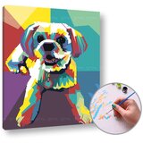 Slikanje po številkah WHITE DOG | nizka težavnost | nizka težavnost Cene