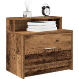  Noćni ormarići s ladicom 2 kom staro drvo 51x31x47 cm | Eponuda.com