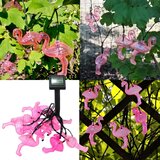  LED solarni dekorativni lanac 10xLED/1,2V 300 mAh 3,8 m IP44 flamingo | Eponuda.com