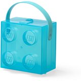 Lego kutija za užinu sa ručkom: Prozirno svetlo plava | Eponuda.com