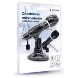 Gembird mic d 04 kondenzatorski mikrofon sa stalkom 3,5mm, black | ePonuda.com