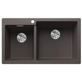 Blanco sudoper PLEON 9 InFino SILGRANIT VULKAN SIVA, BAZEN DESNO, bez dalj. upr. | shoptok.hr
