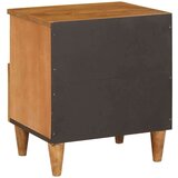 vidaXL Nočna omarica Svetlo rjava 40 x 33 x 46 cm trden mangov les | Shoptok.si