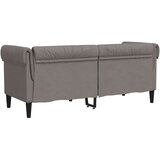  Dvosjed Chesterfield smeđesivi od tkanine | Eponuda.ba