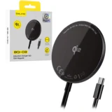 indukcijski punjač BQI-03 Qi2 15W magnetski Magsafe (BQI03-QI2MB) crni