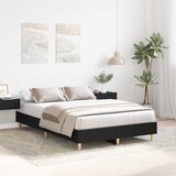  Krevetna konstrukcija Crni hrast 193 x 123 x 25 cm | shoptok.hr