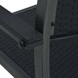  5-dijelni vrtni blagovaonski set crni | shoptok.hr